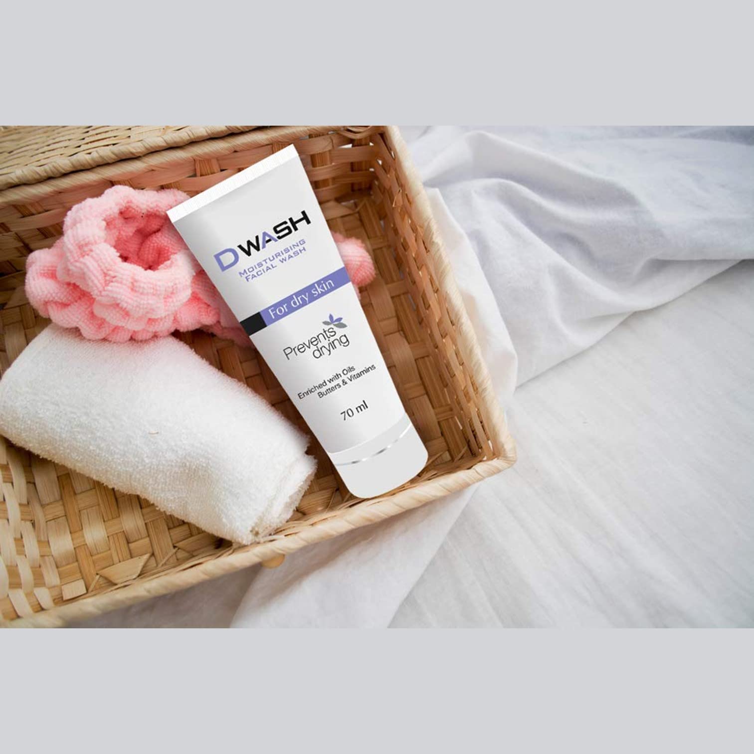 Dwash Moisturising Facial Wash - Hydrating & Gentle Cleanser for All Skin Types (Pack of 3) | Daily Skincare Routine, Travel-Friendly, Gift Idea