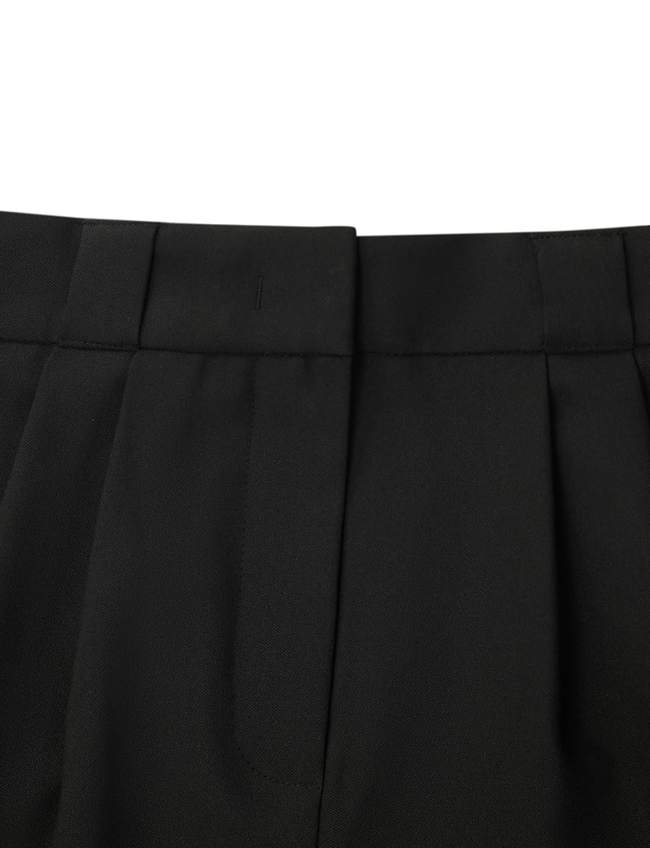 Women's High Waisted Wide Leg Shorts - Elastic Waistband with Belt & Pockets - Loose A-Line Summer Shorts for Casual Wear, Beach, Travel & Everyday Comfort