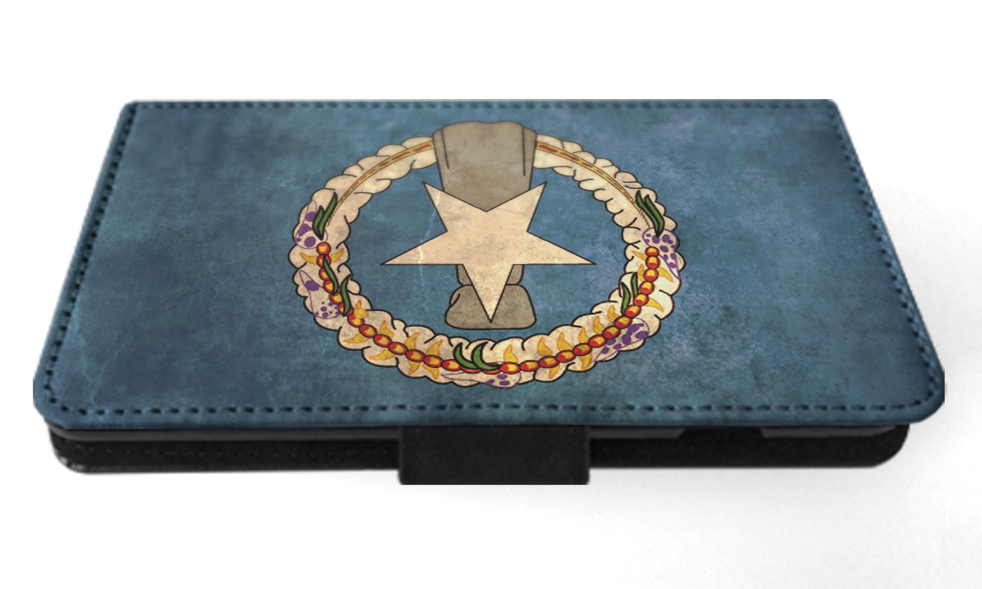 Premium Northern Mariana Islands Flag Design Flip Wallet Phone Case for Samsung Galaxy S23+ Plus - Stylish Protection with Card Slots for Everyday Use & Travel