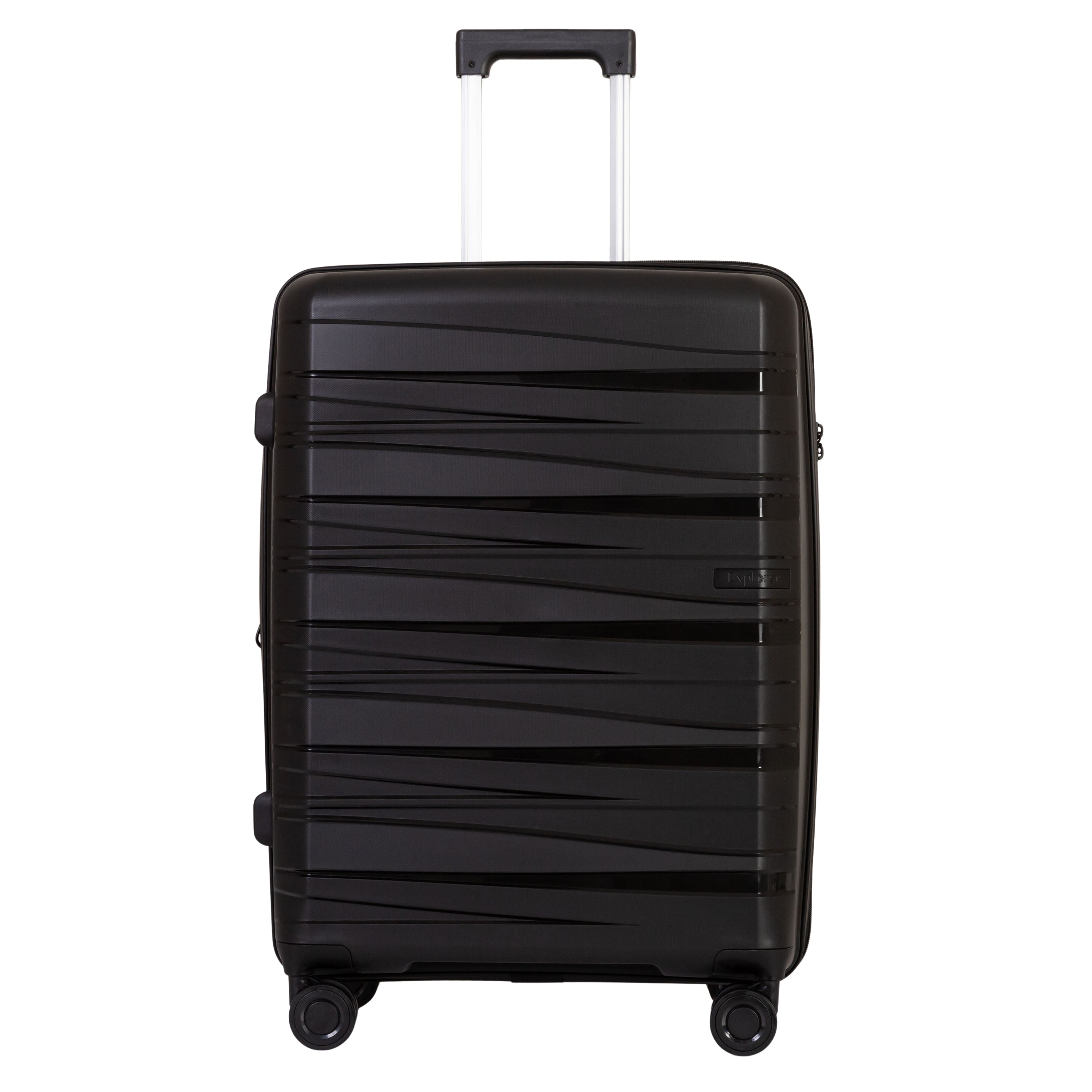 Explorer Breeze Anti-Theft Expandable Medium Luggage - Lightweight Carry-On Suitcase with TSA Lock for Travel & Business Trips