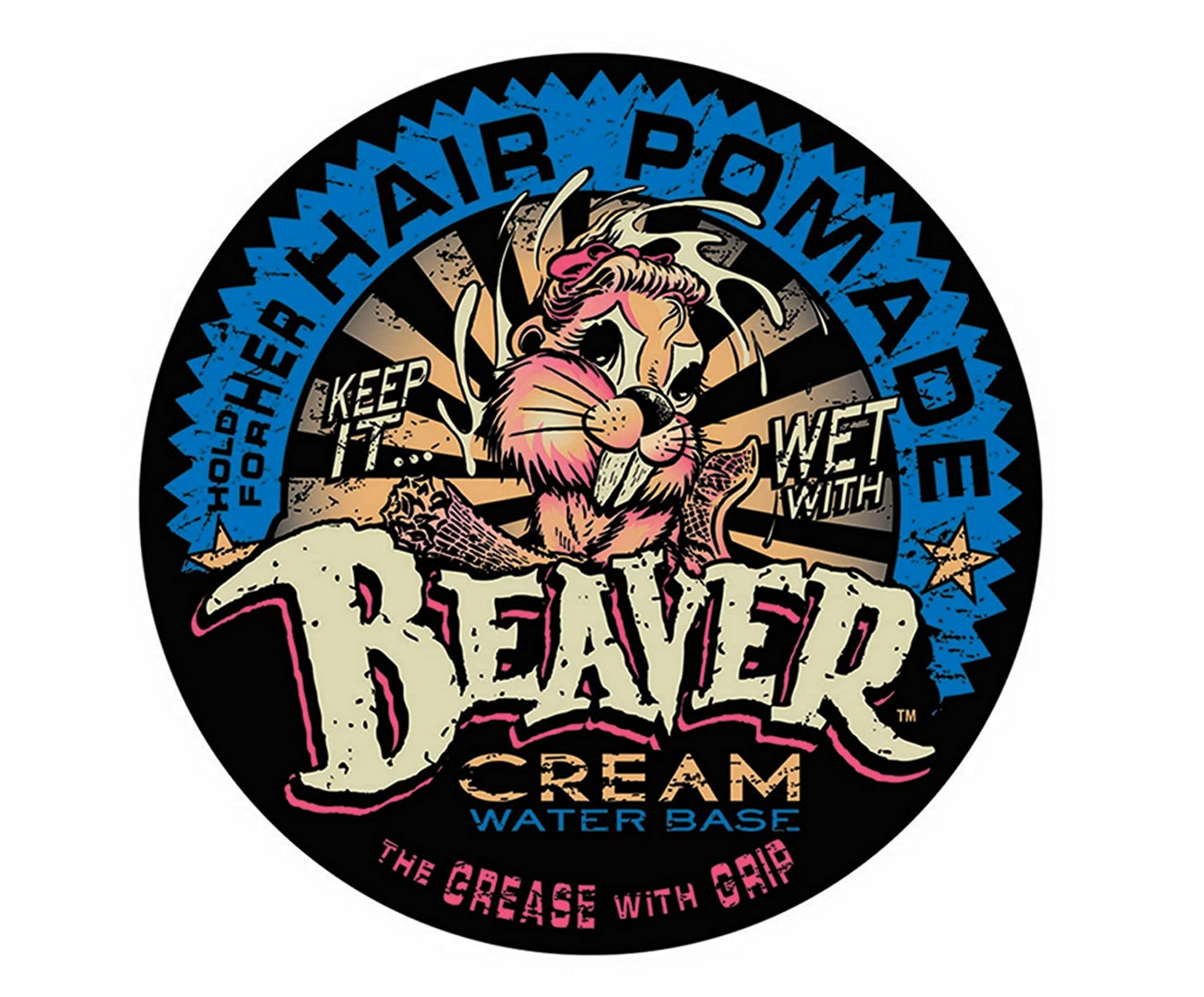 COCK GREASE Hold For Her Light Medium Hair Pomade - Water-Based Styling Cream with Strong Grip (3.9 oz/110g) - Perfect for Smooth Hairstyles & All-Day Hold