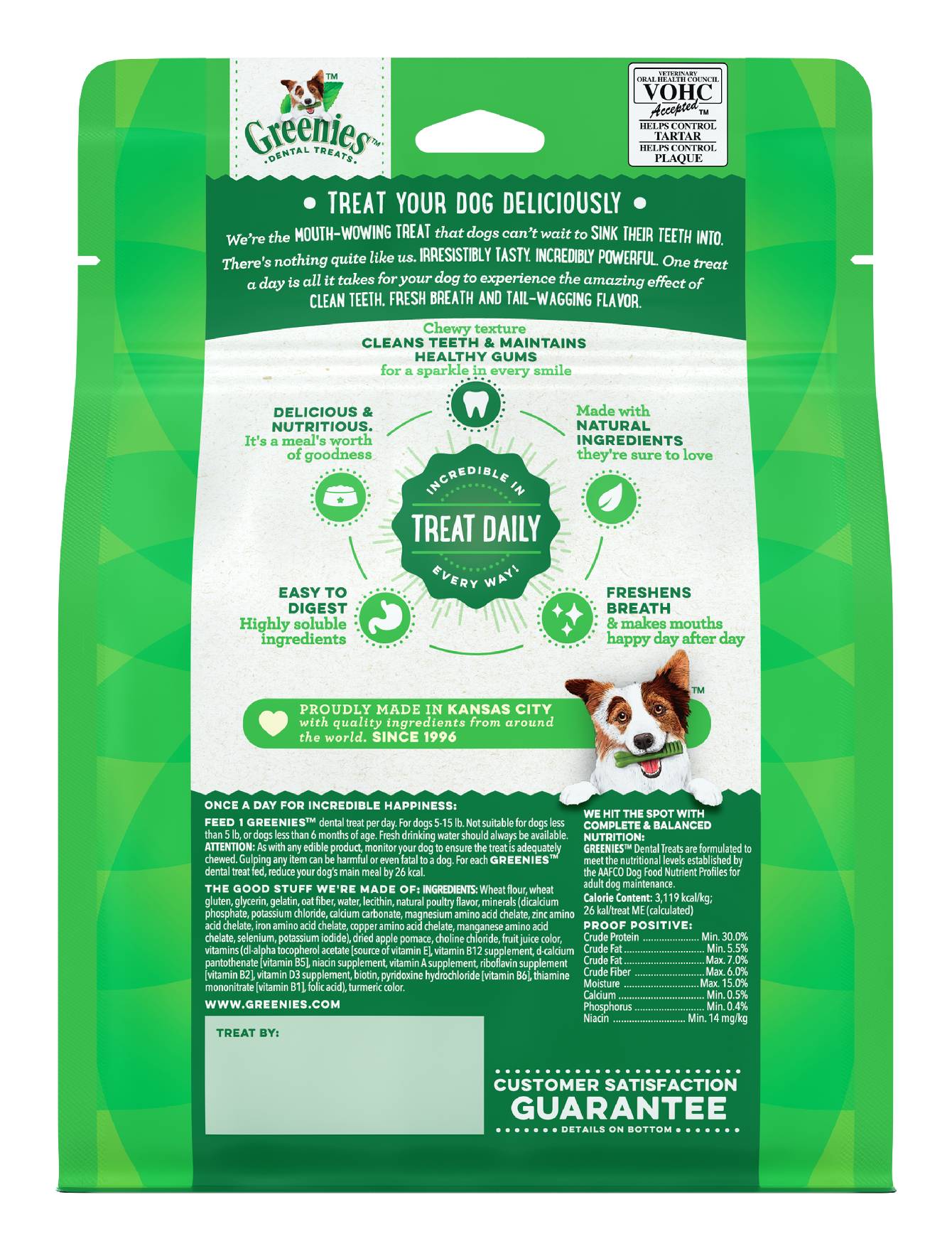 Greenies Petite Dental Dog Treats for Small Dogs - Tartar Control & Fresh Breath - 2 Size Options - Perfect for Daily Oral Care & Training Rewards