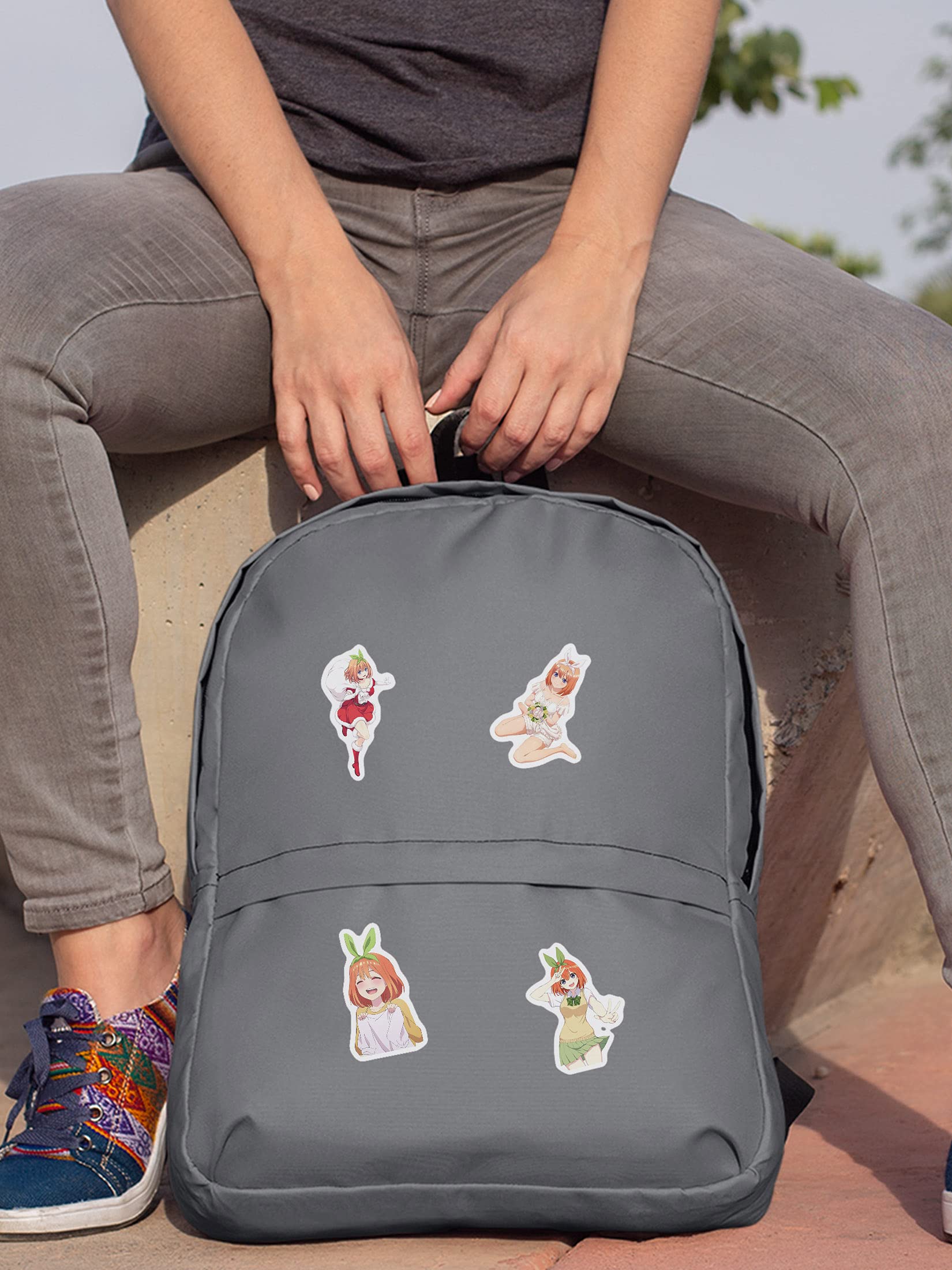Funny Yotsuba Nakano Sticker from The Quintessential Quintuplets - Waterproof Vinyl Decal for Water Bottles, Phones, Laptops, Skateboards & Cars - Perfect for Anime Fans, School Supplies & Kawaii Decor