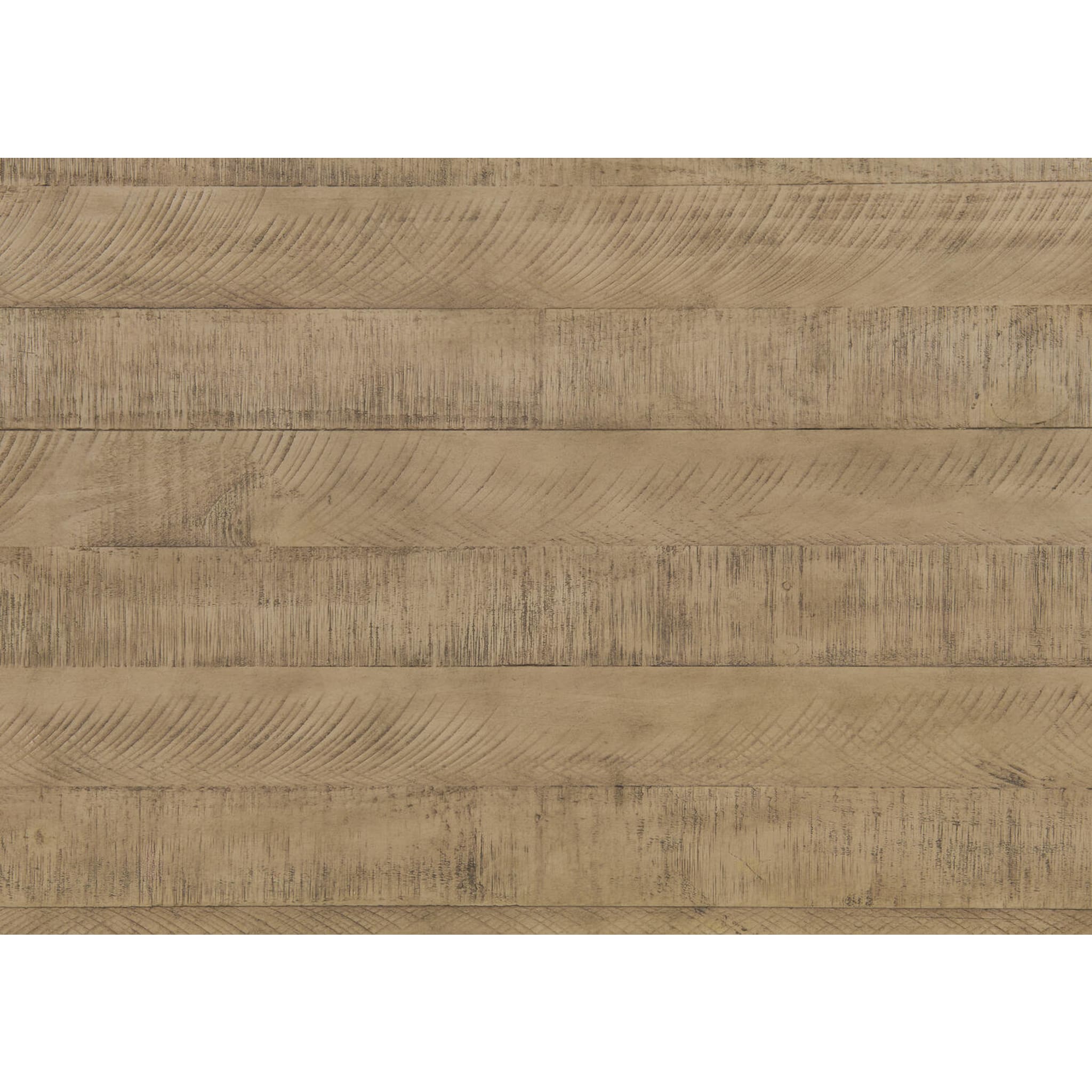 Rustic Rectangular Wooden Counter Table - Driftwood & Antique White Finish | Perfect for Kitchen Islands, Breakfast Bars & Home Decor