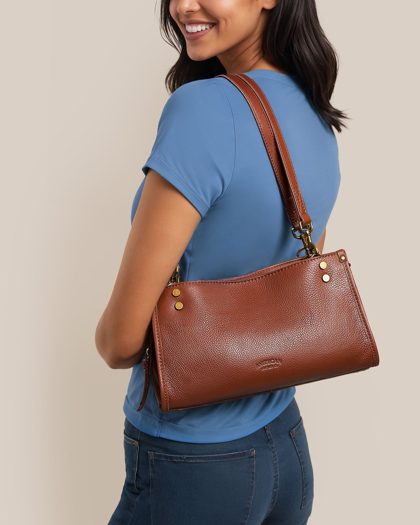 Lenox Triple Entry Shoulder Bag for Women - Stylish & Durable Crossbody Purse with Multiple Pockets | Perfect for Work, Travel & Everyday Use