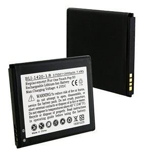 Alcatel Tlp020A2 Tlp020A1 3.7V 2000mAh Li-Ion Replacement Battery for Alcatel Phones - Perfect for Extended Power Backup & Travel Use