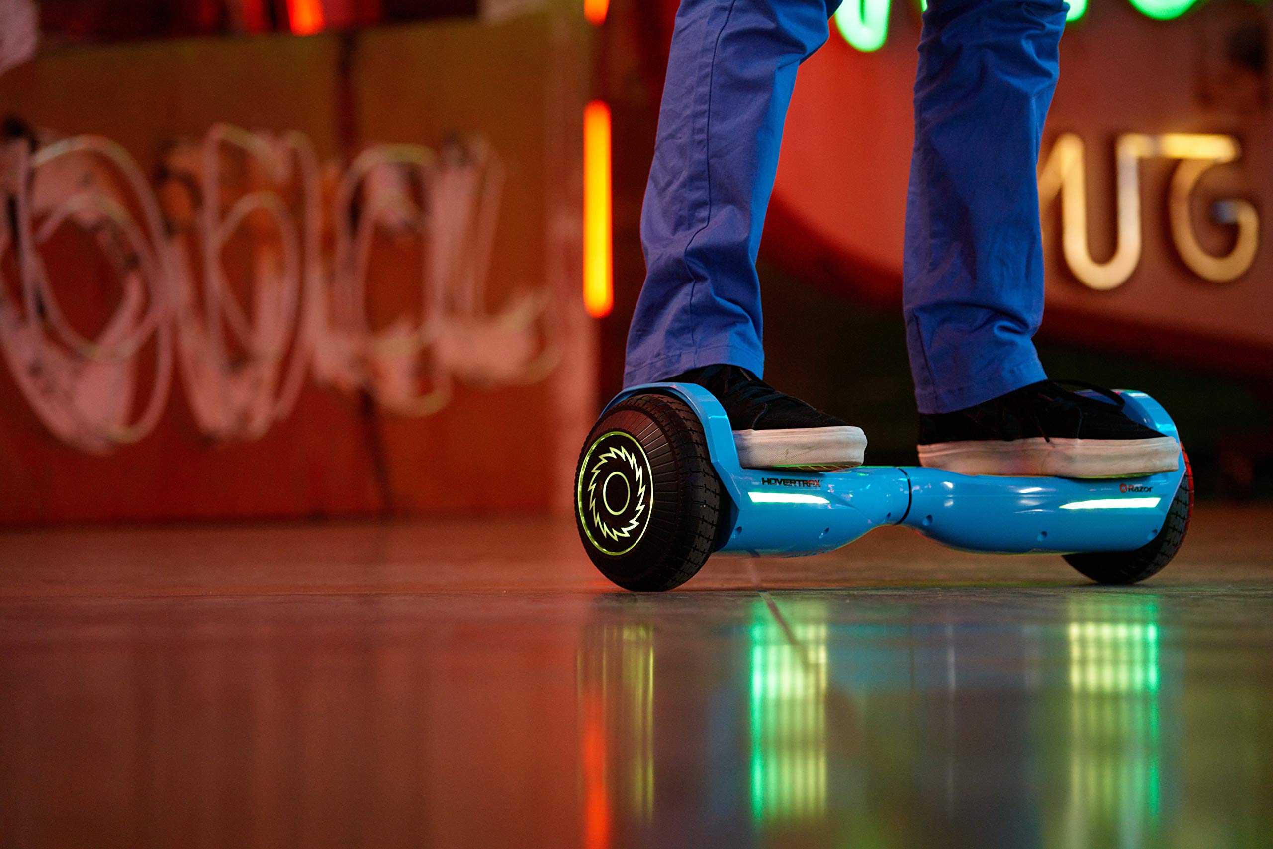 Hovertrax Prizma Hoverboard with LED Lights - UL2272 Certified Self-Balancing Scooter for Kids & Teens (Ages 8+) - EverBalance Technology - Perfect for Commuting, Indoor/Outdoor Fun & Birthday Gifts