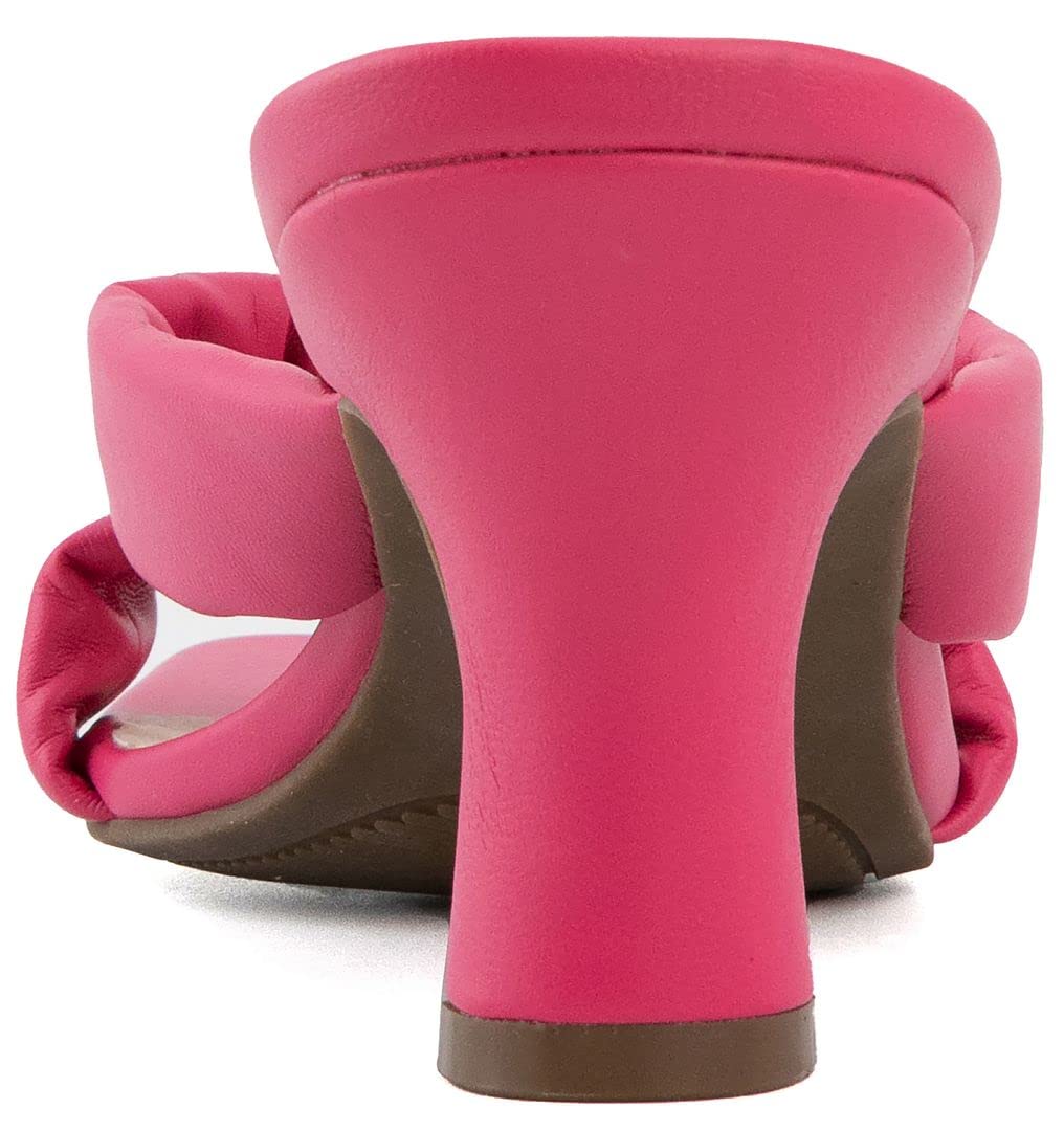 London Fog Women's Louelle Comfort Heel Sandals - Perfect for Casual Outings