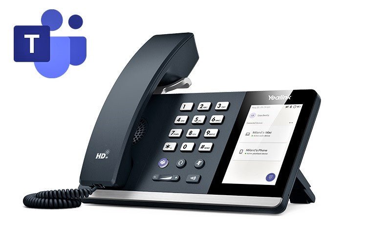 Yealink MP50 IP Phone for Microsoft Teams - HD Voice, Easy Setup, Business VoIP Phone for Office & Remote Work