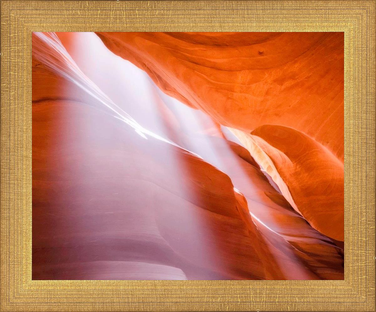 Stunning Antelope Canyon Light Shafts Photography - Natural Sunbeams in Slot Canyon - Perfect for Wall Art, Travel Inspiration & Desert Landscape Decor