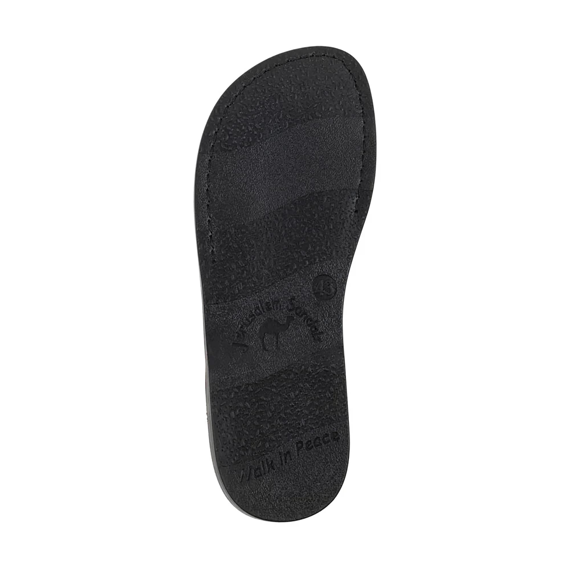 Elan Men's Leather Slide On Sandals - Comfortable Casual Summer Shoes for Beach, Pool & Outdoor Wear