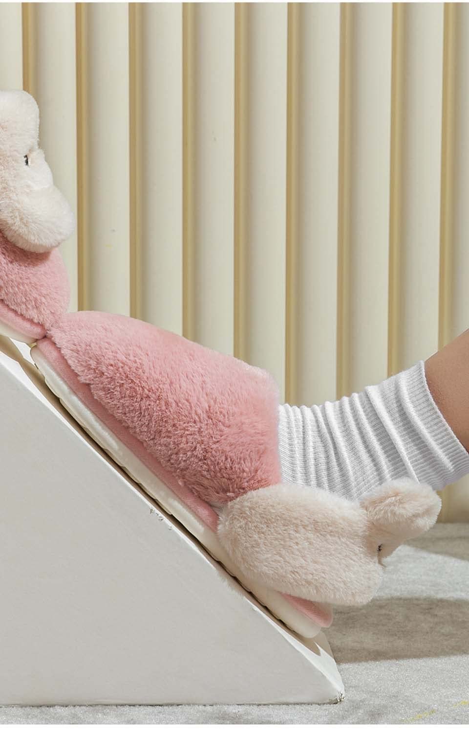 Hopelong Women's Bunny Slippers - Soft Fuzzy House Slippers with Cute Bunny Ears, Cozy Indoor/Outdoor Animal Slippers for Women - Perfect for Lounge, Bedroom, and Gift Giving