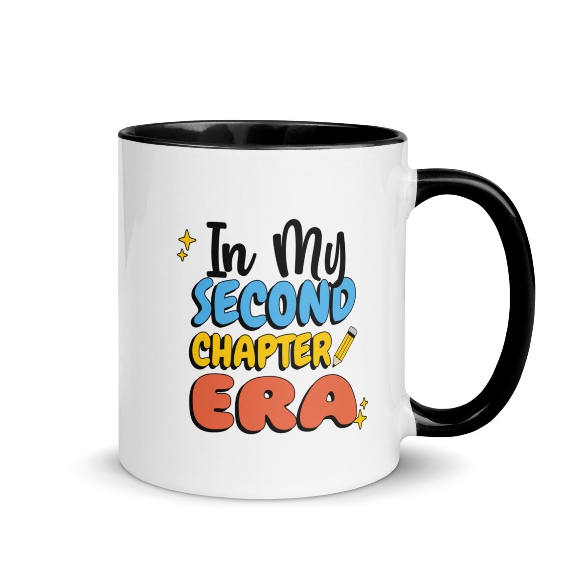 Second Chapter Era Colorful Coffee Mug - 16oz Ceramic Tea Cup with Handle, Perfect for Home, Office & Gifts | Dishwasher & Microwave Safe
