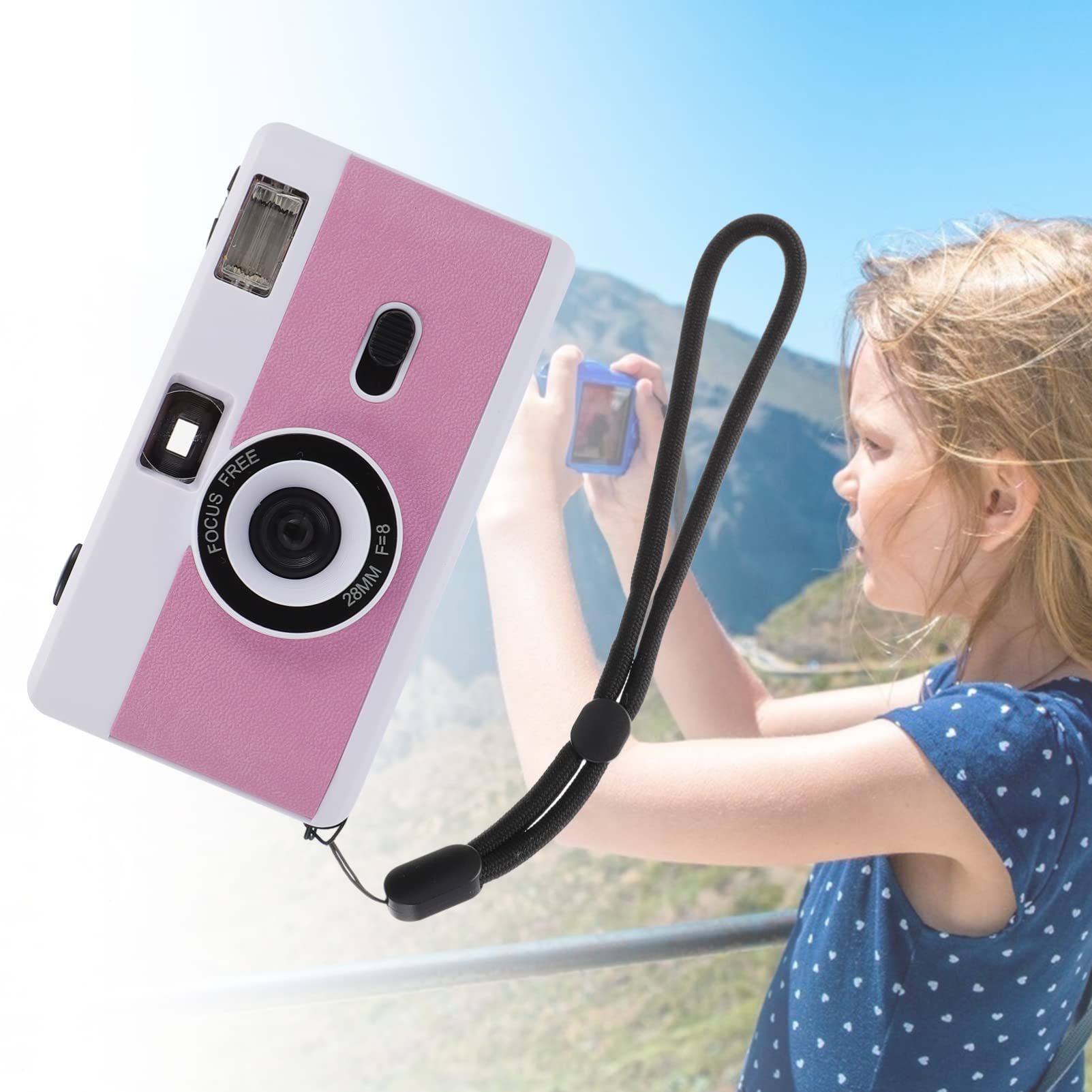 Vintage 35mm Film Camera - Retro Reusable Film Camera with ABS Body, No Battery Needed for Classic Photography | Perfect for Travel, Parties & Vintage Style Photography