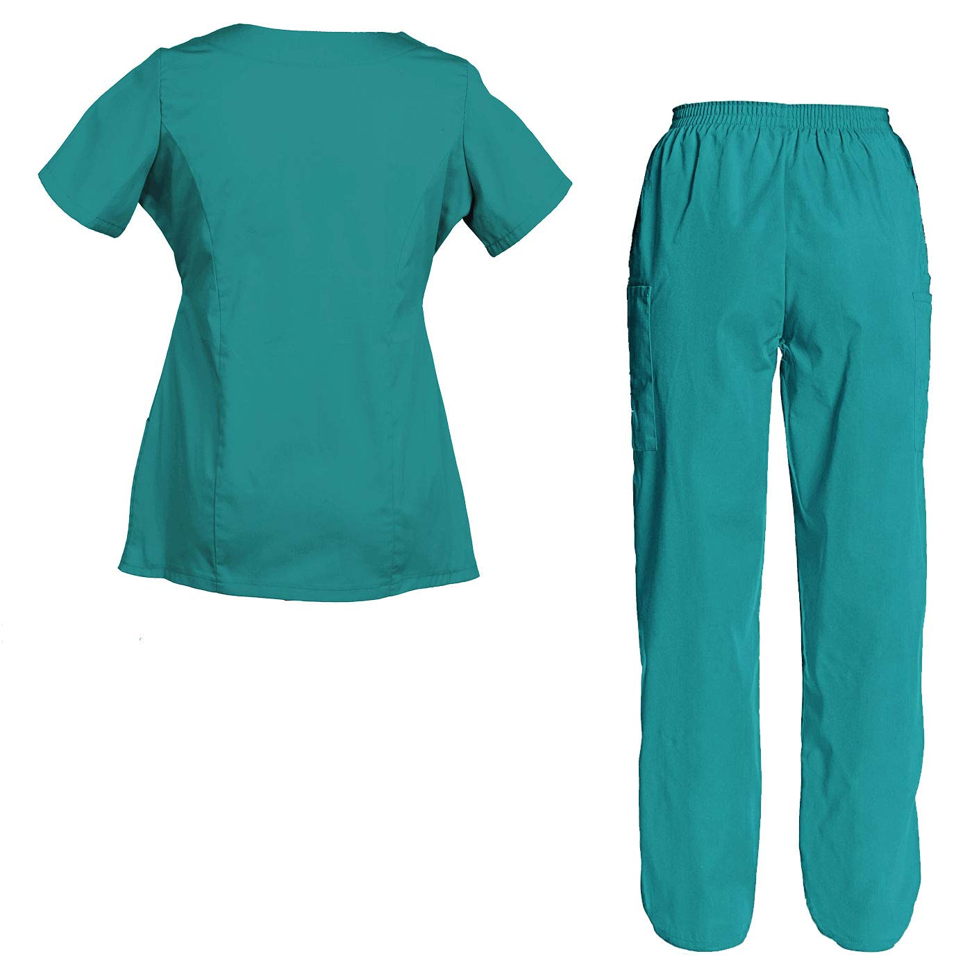 TAILOR'S Women's Embroidered Scrub Set - Customizable Top & Pants for Medical Professionals | Perfect for Nurses, Doctors & Healthcare Workers