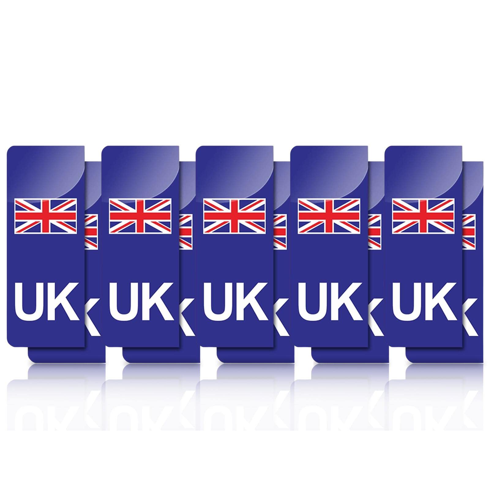 10 UK Magnetic Car Stickers - Strong Adhesive Number Plate Decals for Cars & Trucks | Windproof & Scratch-Resistant | Perfect for Road Trips, Parking Identification & Vehicle Personalization