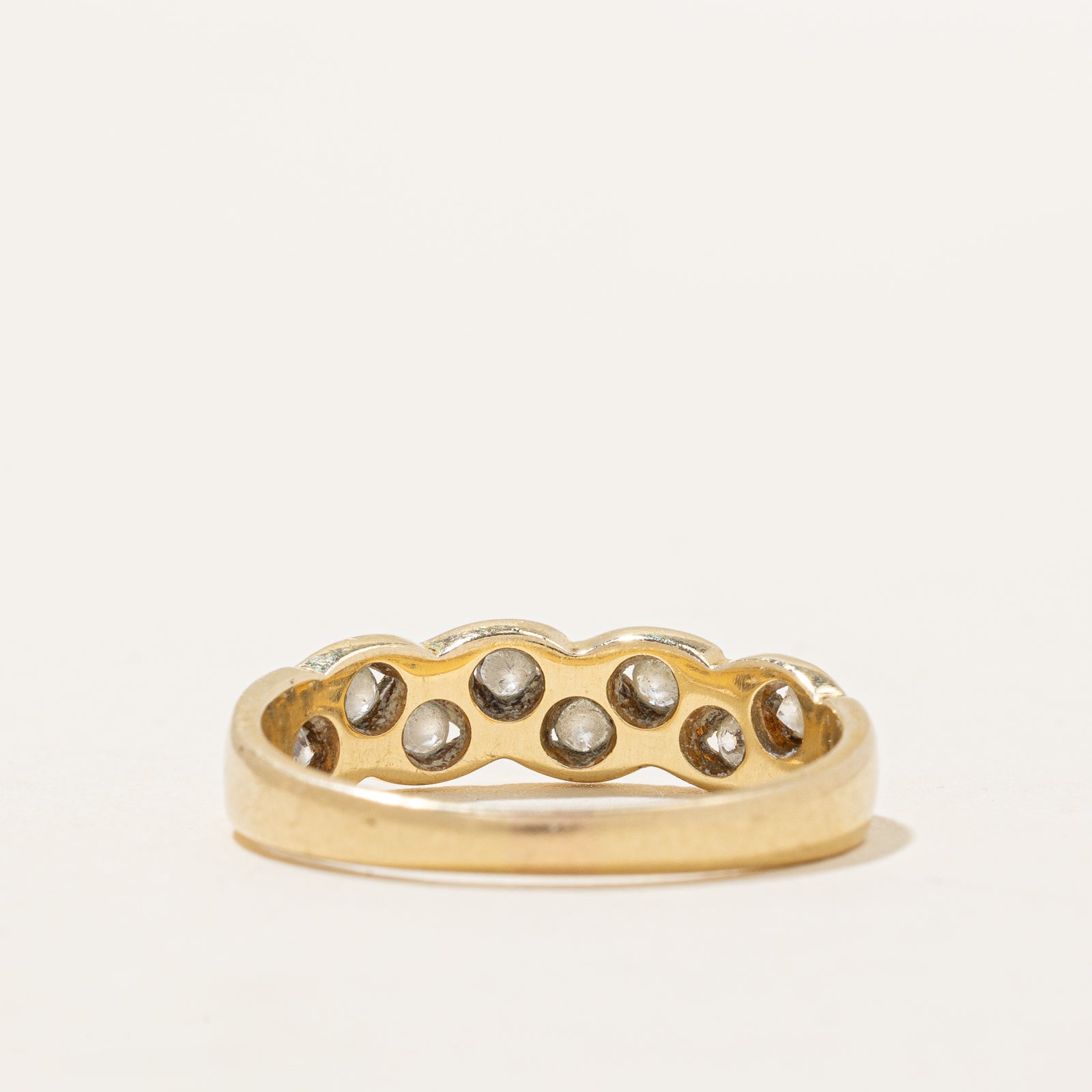 Birks' Braided Diamond Ring | 0.20ctw Diamond Wedding Band | Size 7.25 | 14K White Gold | Elegant Stackable Ring for Women | Perfect for Anniversary, Engagement & Everyday Wear