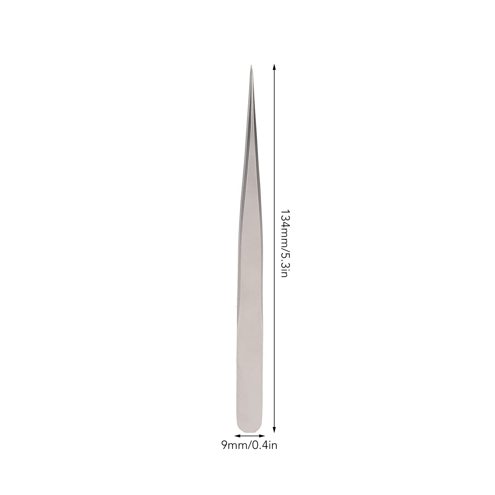 Premium Eyelash Tweezers - High Precision Lash Extension Tweezers for Professional Salon Use | Straight Tip Design | Perfect for Eyelash Extensions, False Lashes & Makeup Application