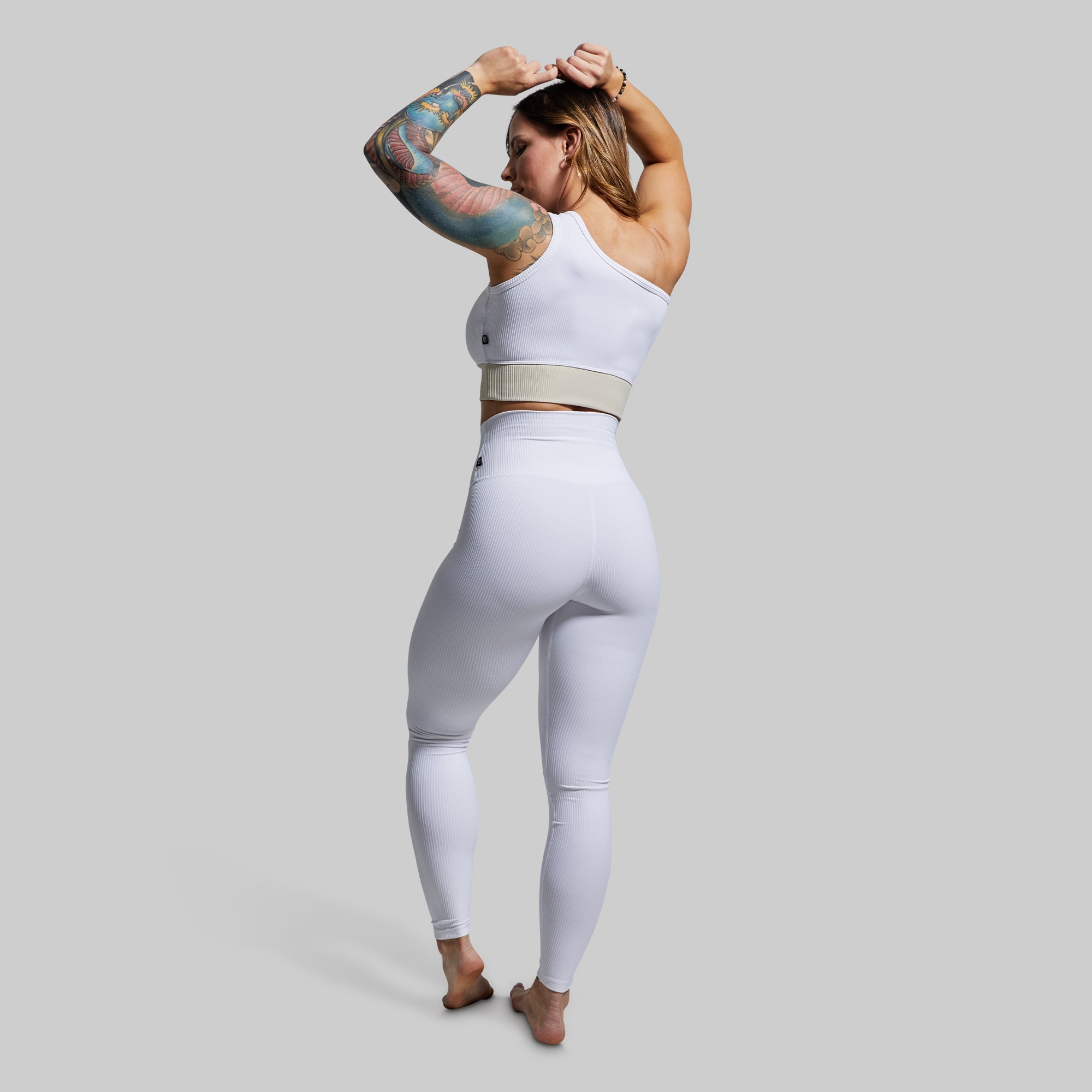 Limitless High-Waist Yoga Leggings for Women - White - Perfect for Yoga, Running, Gym & Everyday Wear