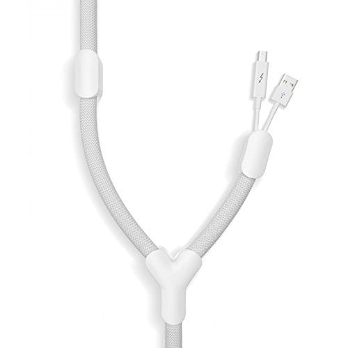 Bluelounge Soba - Premium Cable Organizer for Home & Office - Tangle-Free Cord Management Solution for Desks, TVs, and Electronics
