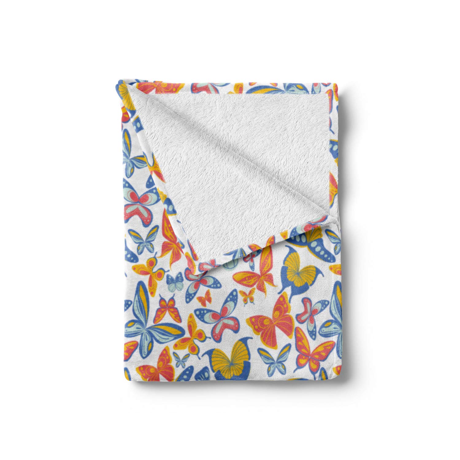 Ambesonne Butterfly Fleece Throw Blanket - 50