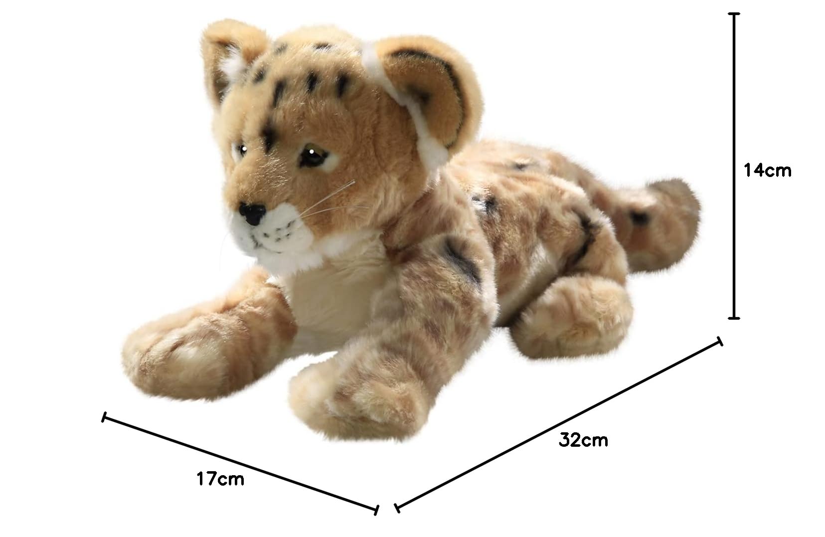 Carl Dick Plush Lion Lying Down Baby Toy, 32cm (12.6