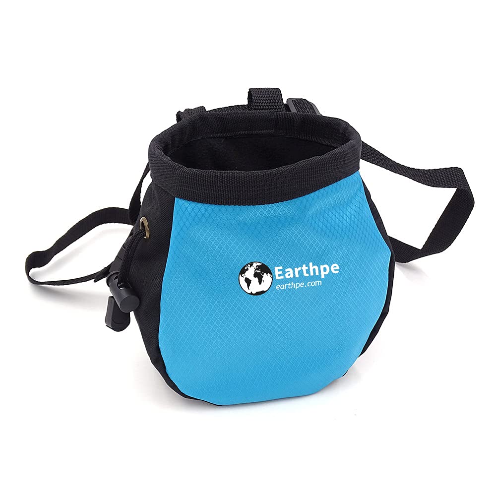 **No-Leak Rock Climbing Chalk Bag with Zippered Pocket & Adjustable Belt – Durable Chalk Sack for Climbing, Bouldering, Gym, Hunting & Hiking**    *(Perfect for Outdoor Sports, Fitness Training & Adventure Activities)*