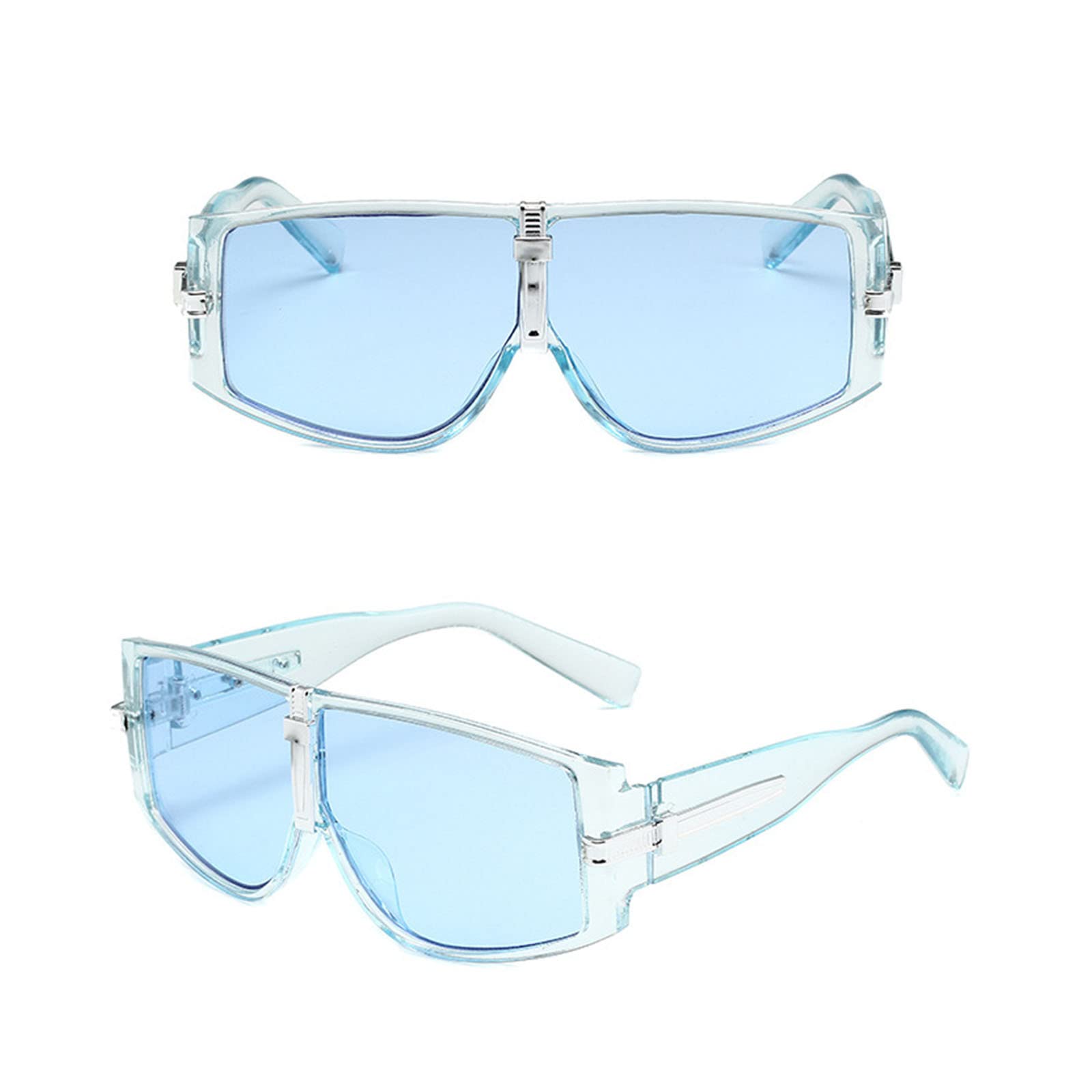 Heart-Shaped Sunglasses for Women & Men - Classic Square Polarized Retro Sunnies UV Protection - Perfect for Beach, Driving & Outdoor Activities
