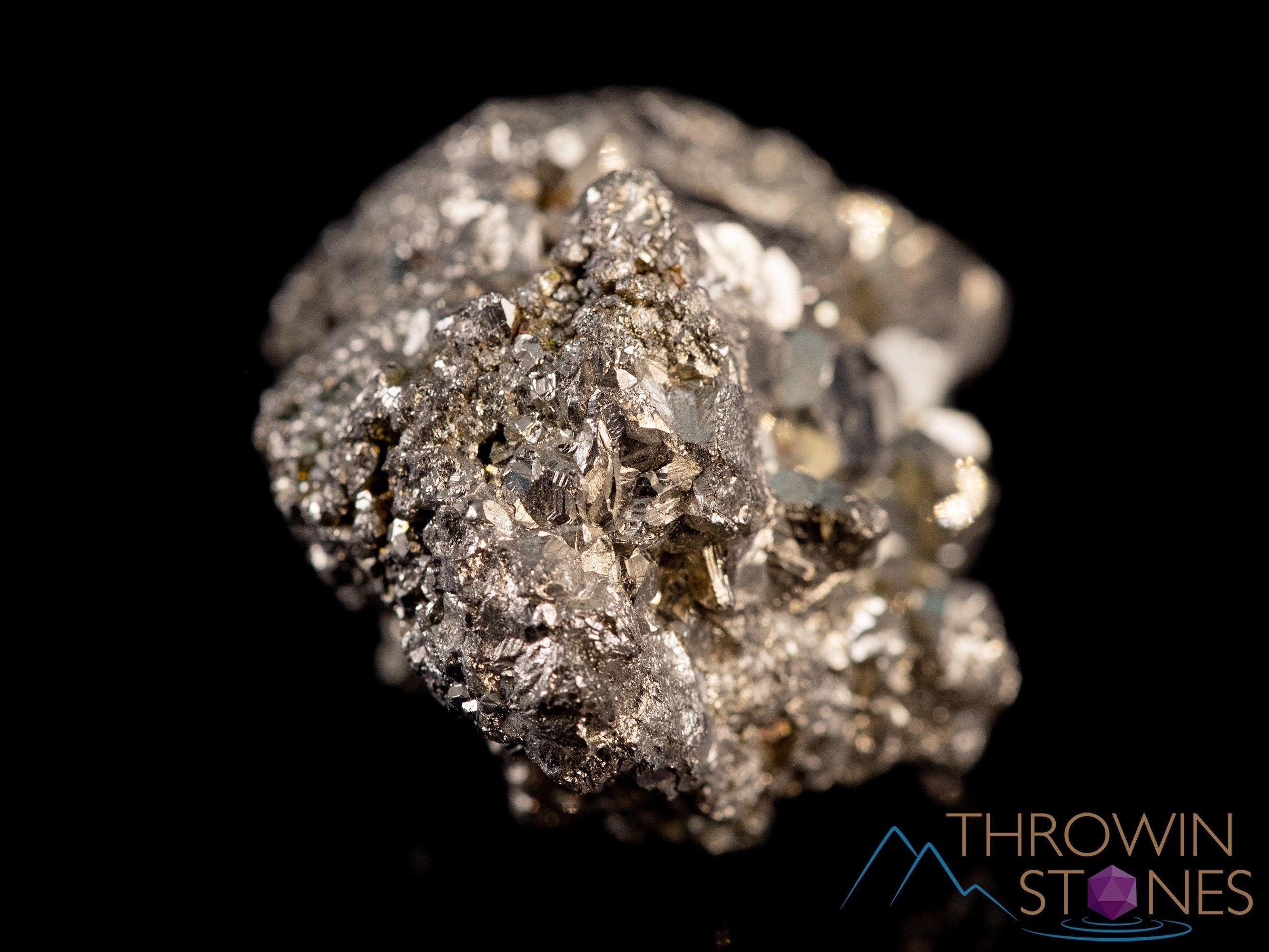 Natural Pyrite Raw Crystal Cluster - Healing Stone for Home Decor, Housewarming Gift, Feng Shui & Meditation (40307) - Perfect for Office Desk, Living Room & Spiritual Space