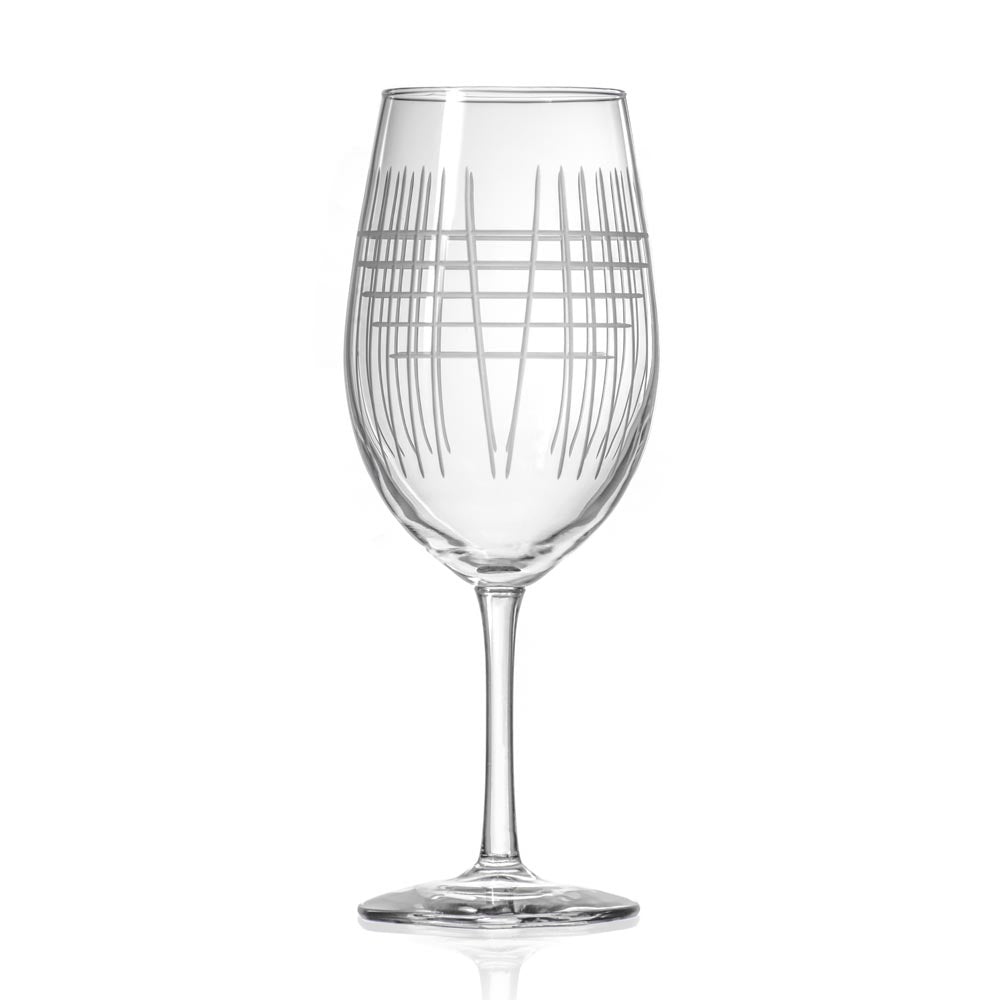 Premium Matchstick 18oz All-Purpose Wine Glasses - Set of 2 | Elegant Stemware for Red, White & Sparkling Wines | Perfect for Dinner Parties, Weddings & Romantic Evenings
