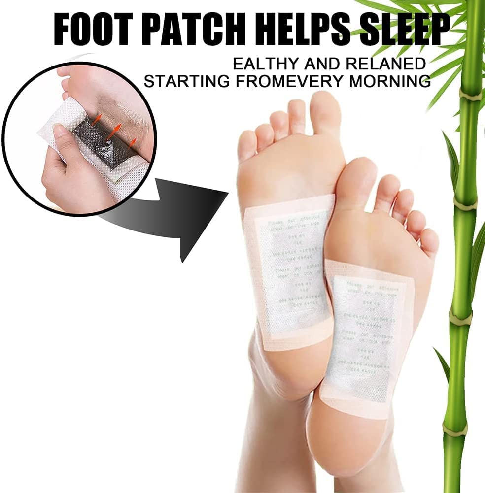 Pravyta Detox Foot Patches for Stress Relief & Better Sleep - Natural Cleansing Foot Pads for Body Detox & Pain Relief (30 Pads) - Perfect for Relaxation, Spa Nights & Post-Workout Recovery
