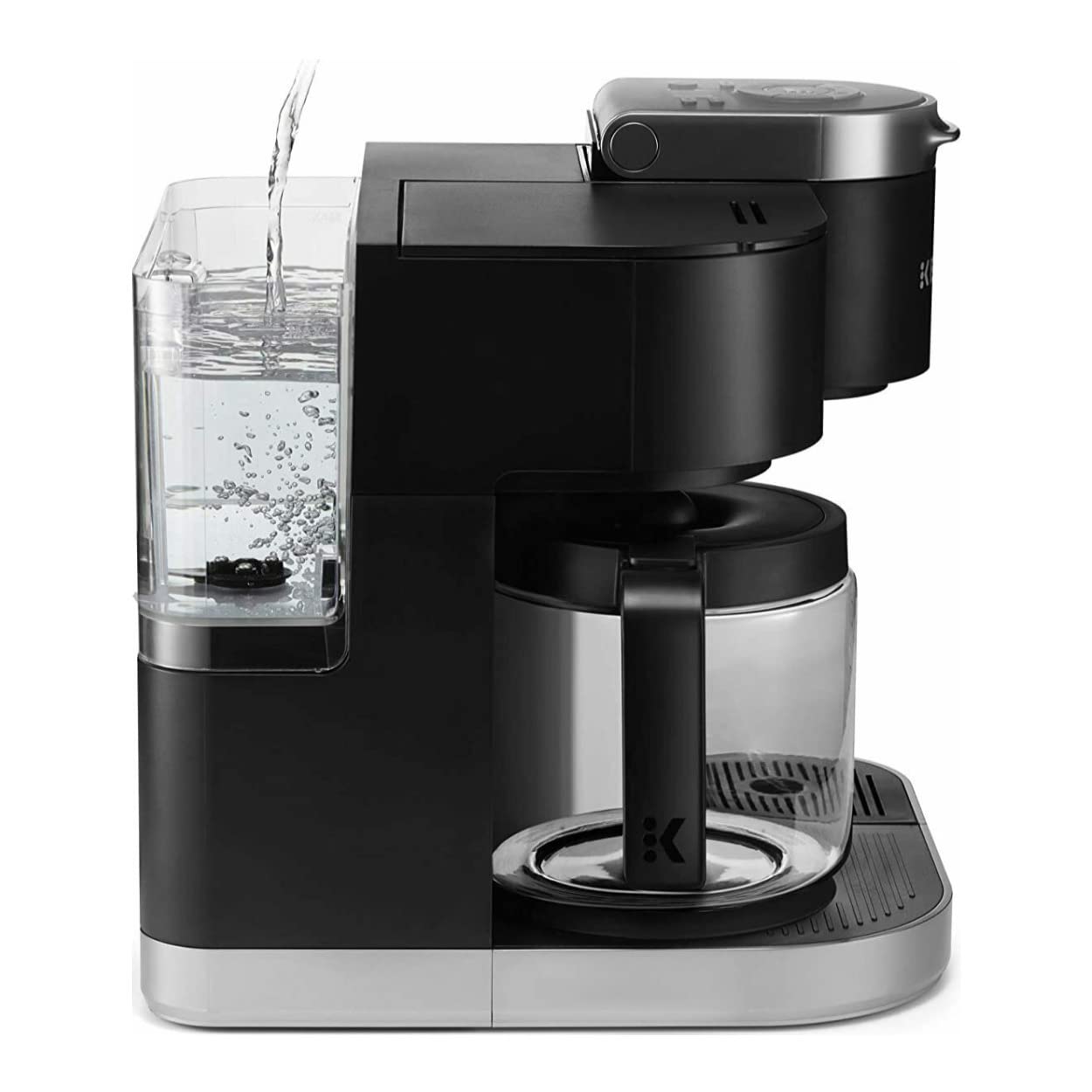 Keurig K-Duo Single Serve & Carafe Coffee Maker with Ground Coffee and 12 K-Cup Pods Bundle (3 Items) - Perfect for Home, Office and Entertaining