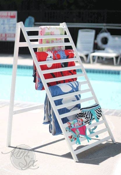 Premium Wooden Freestanding Multi-Tier Towel Rack Stand | Bathroom, Bedroom, Gym & Kitchen Towel Holder with Shelf | Space-Saving Storage Solution for Hand Towels, Blankets & Robes