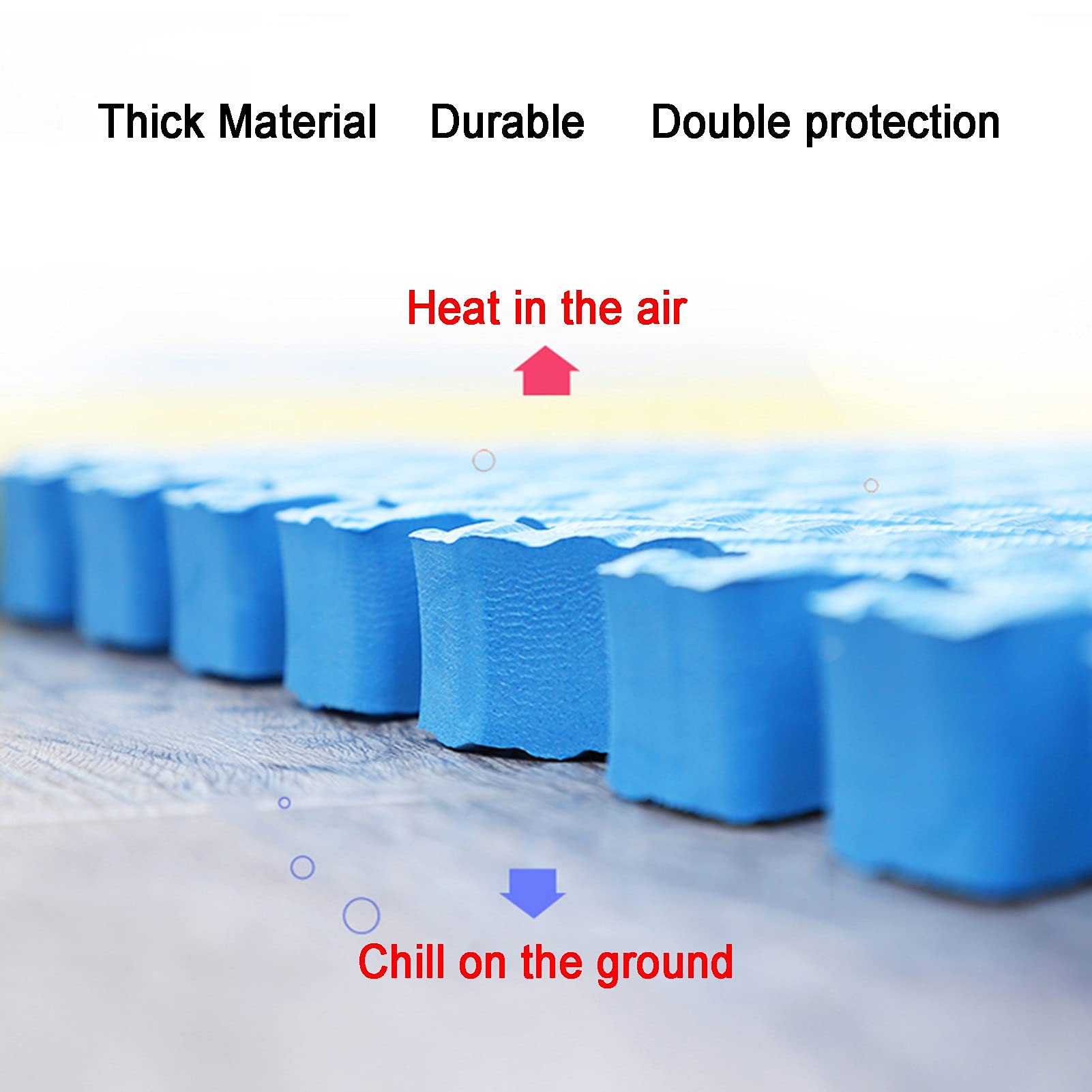 Non-Toxic EVA Foam Play Mat for Kids & Babies - 60pcs Interlocking Puzzle Floor Tiles (30x30x1cm) - Soft Crawling Mat for Nursery, Playroom & Daycare - Safe Play Area Flooring for Toddlers & Infants - Perfect for Learning, Playtime & Home Gym