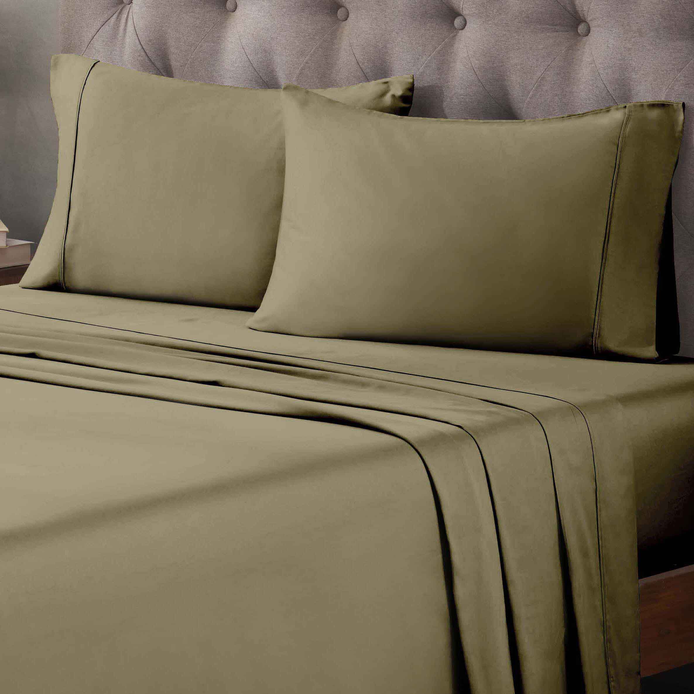 Premium 400 Thread Count Egyptian Cotton Bed Sheet Set - Soft, Breathable & Durable for Luxury Bedroom Comfort