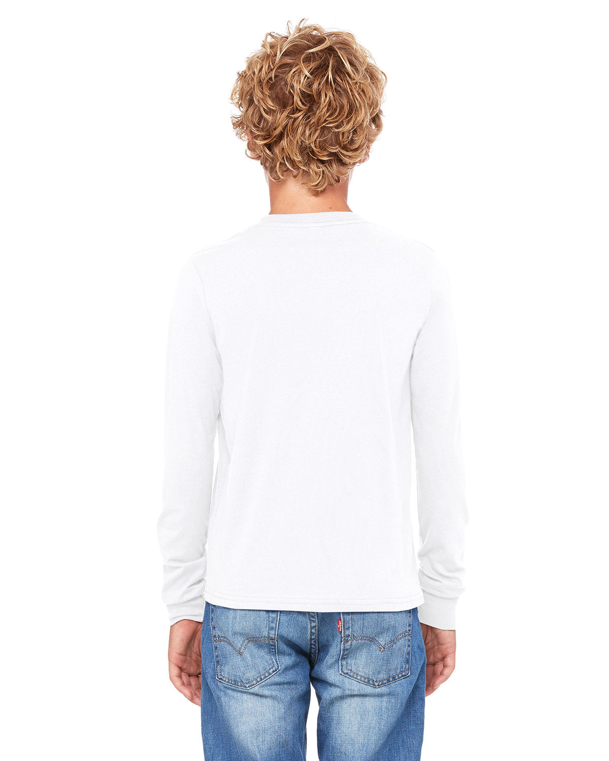 Bella + Canvas 3501Y Youth Long Sleeve T-Shirt - Soft Cotton Jersey Tee for Kids & Teens | Perfect for School, Sports & Everyday Wear