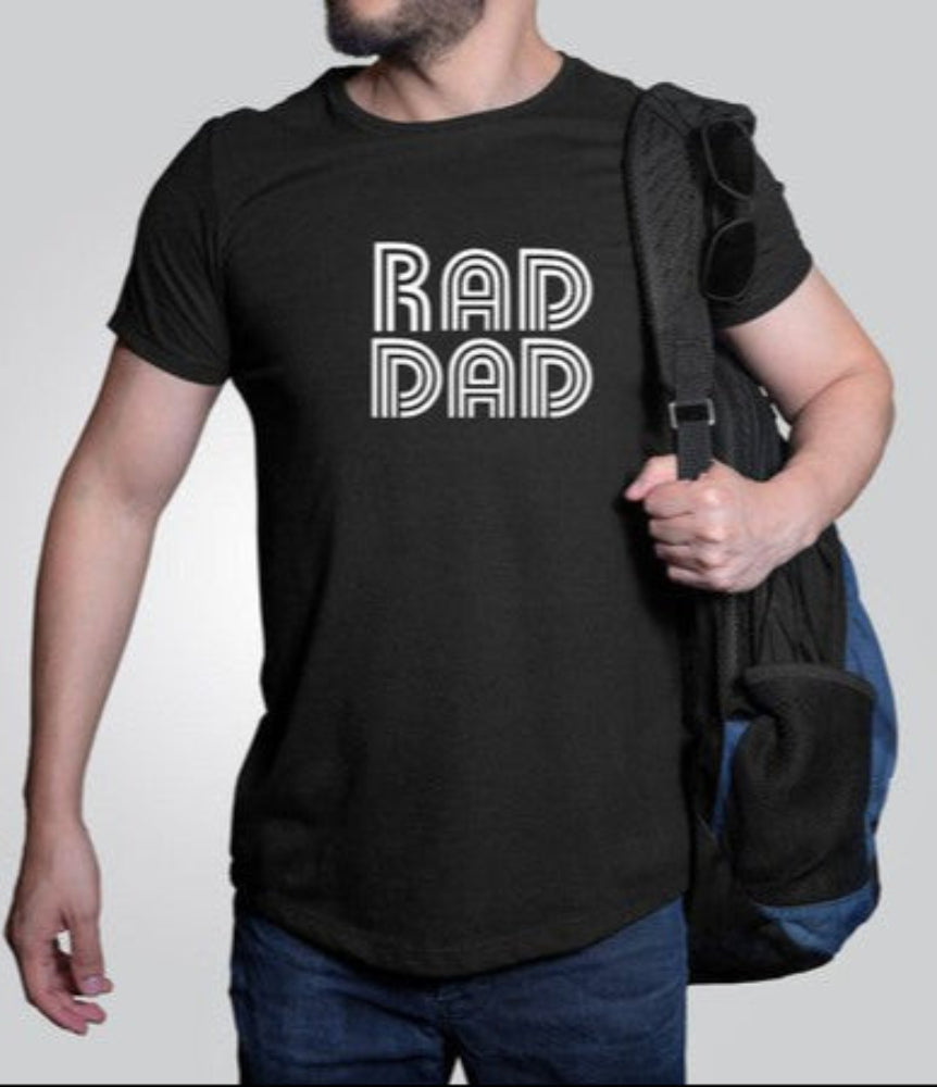 RAD DAD Soft Tee - Comfortable Cotton T-Shirt for Men - Perfect for Casual Wear, Father's Day Gifts & Everyday Outfits