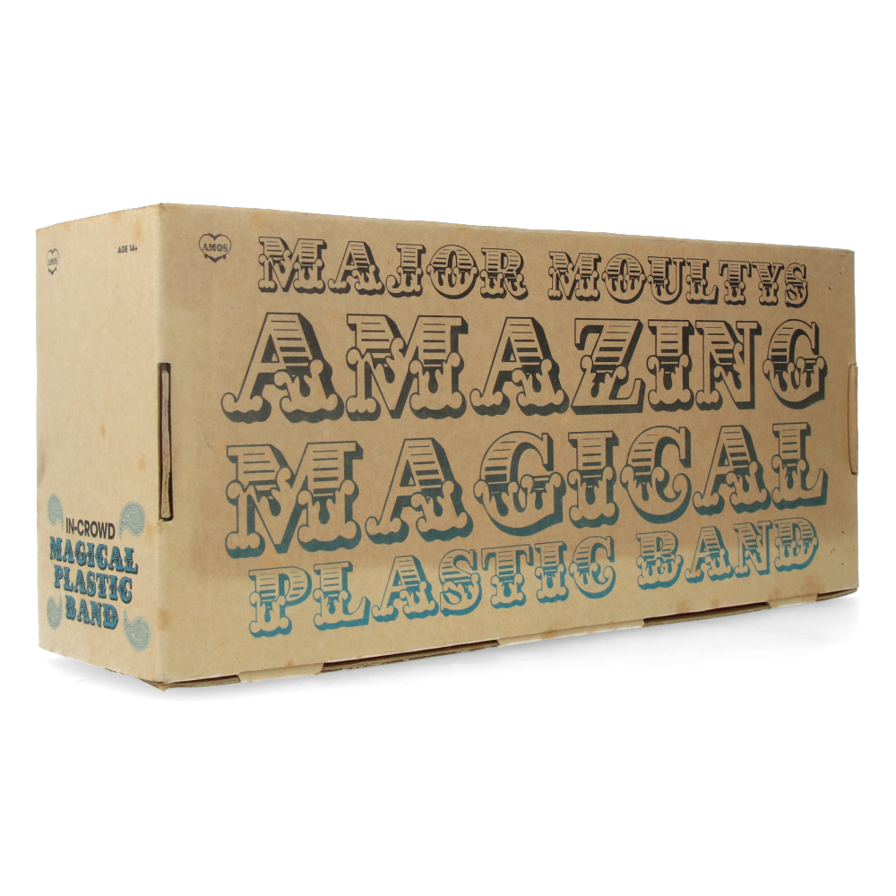 James Jarvis In Crowd Major Moultys Amazing Magical Plastic Band Set - 6 Piece Collectible Toy Figures for Kids & Adults - Perfect for Display, Gifts, and Playtime Fun