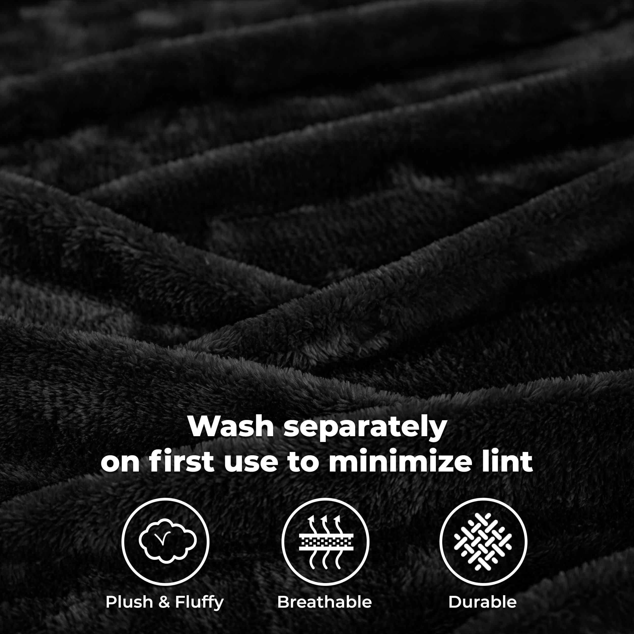 Classic Solid Fleece Plush Medium Weight Fluffy Soft Blanket - Cozy & Warm for Bed, Sofa, Travel & Gifts | Ultra-Soft Throw Blanket for All Seasons
