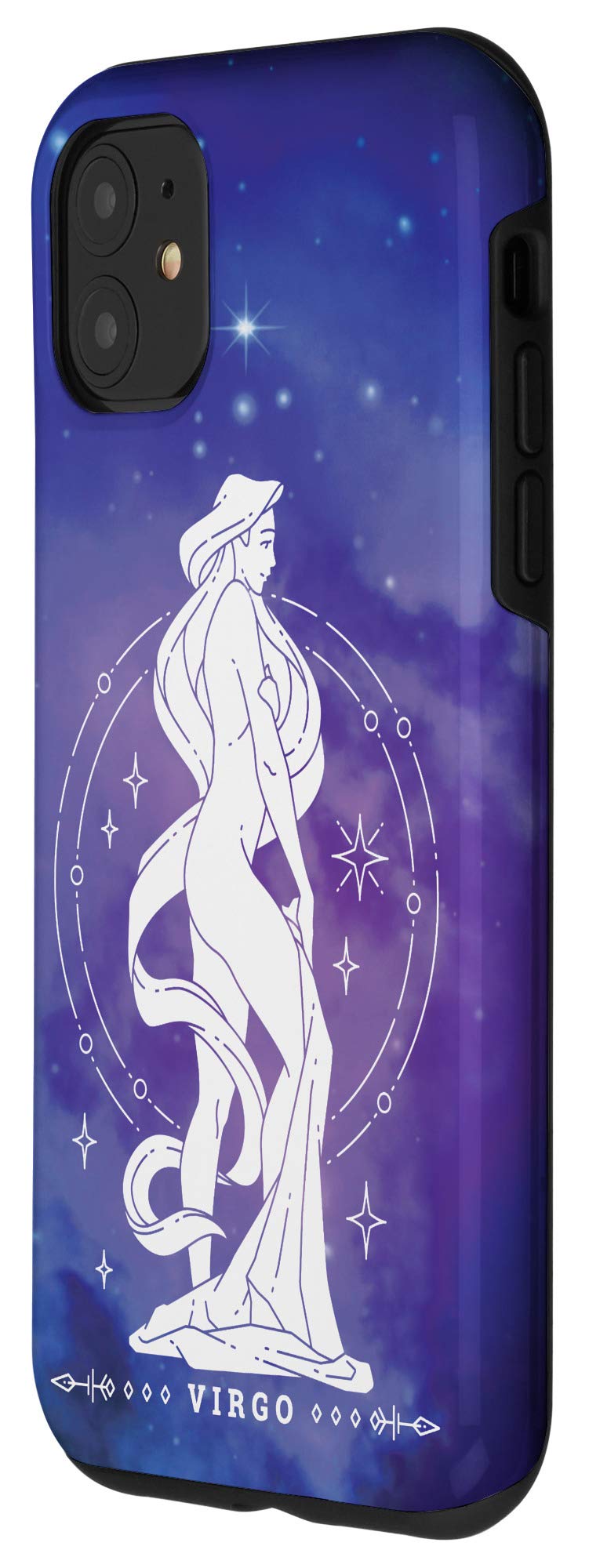 iPhone 11 Case for Women - Virgo Zodiac Sign with Cosmic Galaxy Design - Perfect Gift for Virgo Women, Birthday & Horoscope Lovers - Compatible with iPhone 11 (2019) - Protective Phone Cover for Daily Use & Fashion Accessory