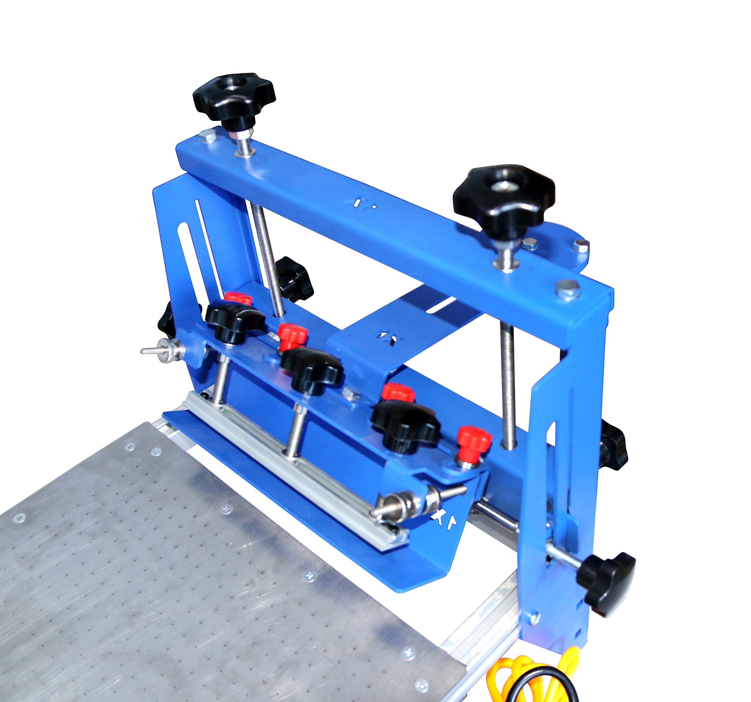 TECHTONGDA 16x20 Inch Vacuum Screen Printing Press with Micro-Registration & Stainless Steel Pallet - Professional Silk Screen Printing Machine for T-Shirts, Posters, and DIY Crafts