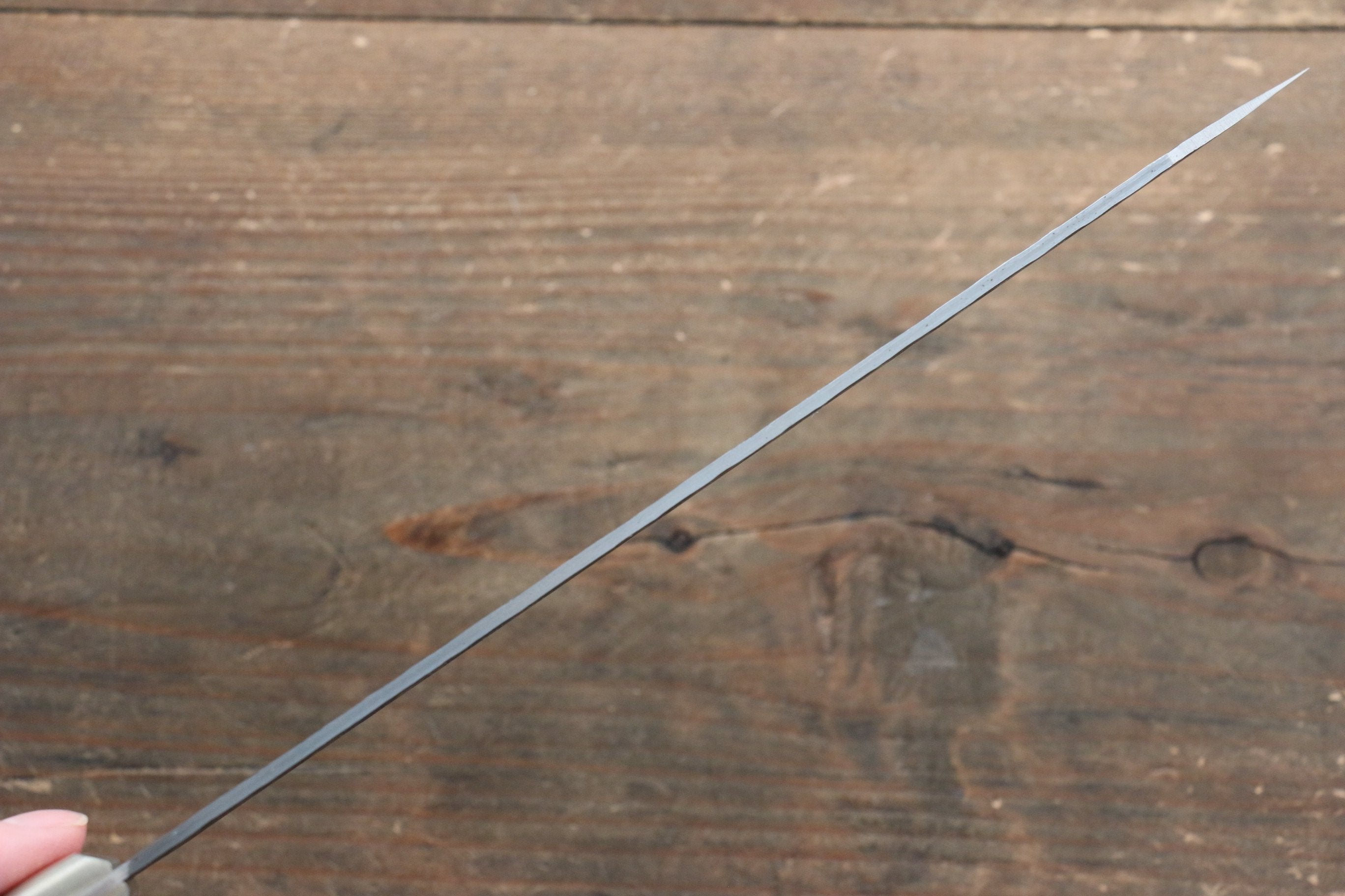Premium Seisuke Kurobeni Blue Super Hammered Kurouchi Kiritsuke Gyuto Knife 210mm - Japanese Chef Knife with Red Pakka Wood Handle - Perfect for Sushi, Sashimi & Precision Cutting