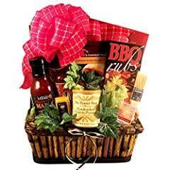 The Grill-Master Deluxe BBQ Gift Box for Men – 7-Pound Grilling Set with Premium BBQ Sauce, Nuts & Accessories – Perfect for Father’s Day, Birthday & Outdoor Cooking Gifts