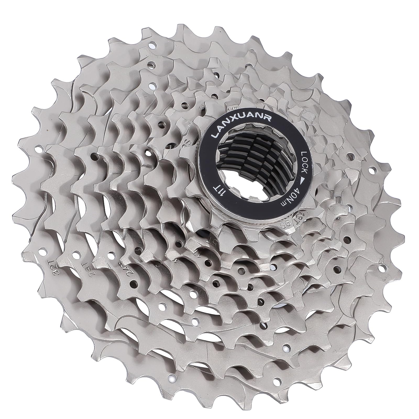 9-Speed Bicycle Cassette Sprocket - Lightweight MTB & Road Bike Gear Set for Smooth Shifting | Perfect for Mountain Biking, Commuting & Road Cycling