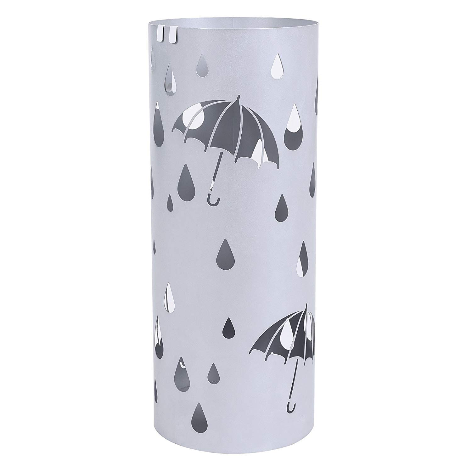 XXLLV Heavy Duty Metal Umbrella Holder - Rustproof Wrought Iron Stand for Office, Home & Outdoor Use - Organize Umbrellas by Entryway, Patio or Garden (Black)