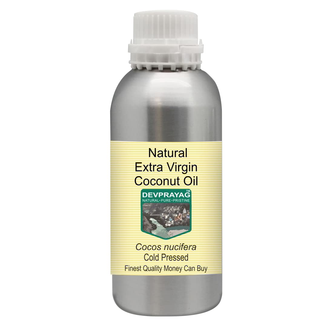 Organic Extra Virgin Coconut Oil (Cocos Nucifera) - Cold Pressed, Unrefined, 42oz (1250ml) for Cooking, Hair Care & Skin Moisturizing - Therapeutic Grade Natural Coconut Oil for Healthy Lifestyle