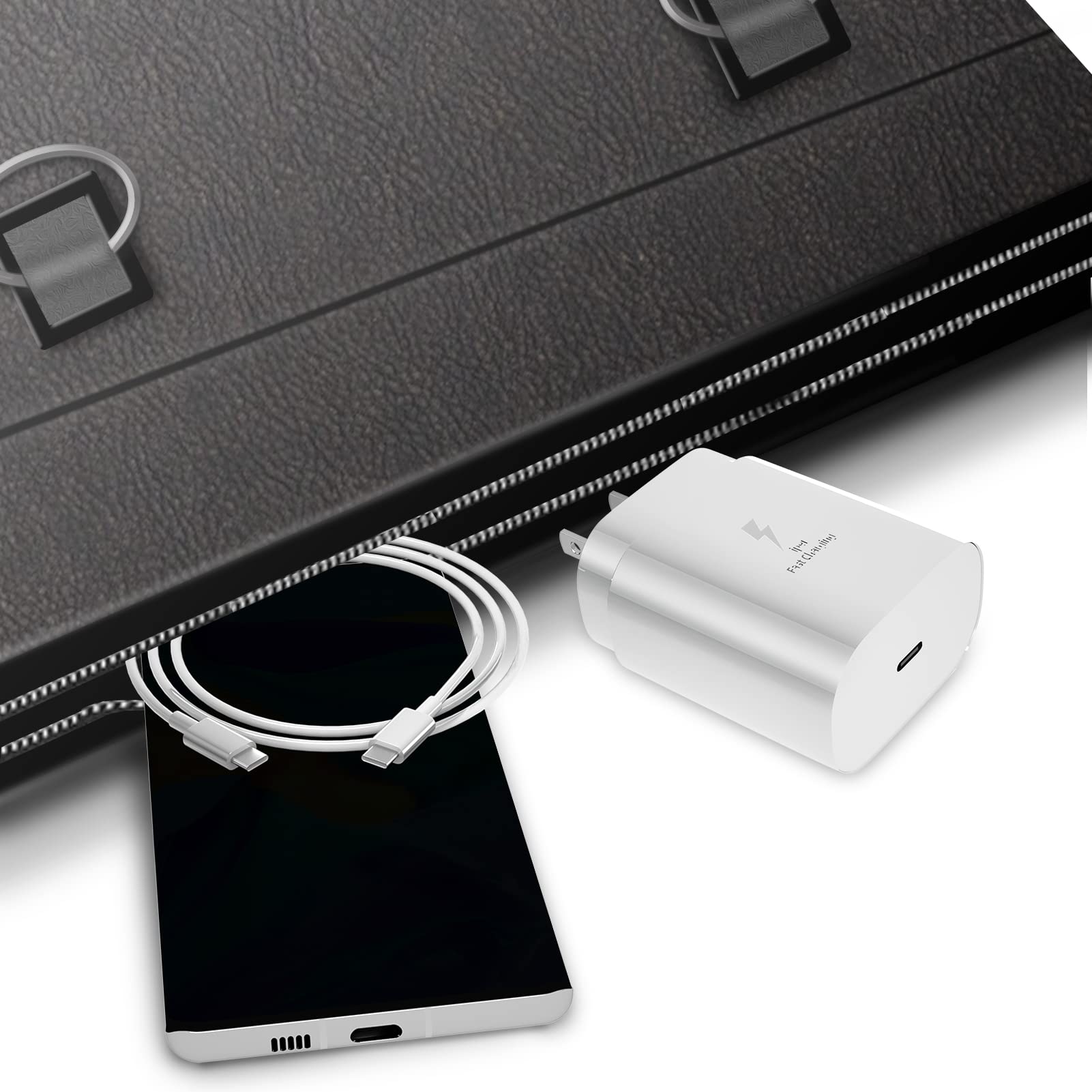 25W USB C Fast Charger Block - PD 3.0 Quick Wall Charger Adapter Compatible with Samsung Galaxy S21/S20/Note10/S10/Note20, Google Pixel, LG Phones - Perfect for Home, Office & Travel Charging