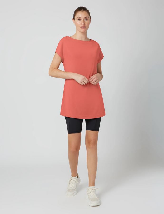 FIG Harrow Tunic Dress for Women - Stylish Flowy Casual Dress for Everyday Wear, Office & Weekend Outings
