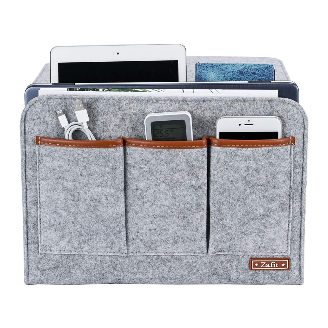 6-Pocket Large Bedside Caddy Organizer - 13.4