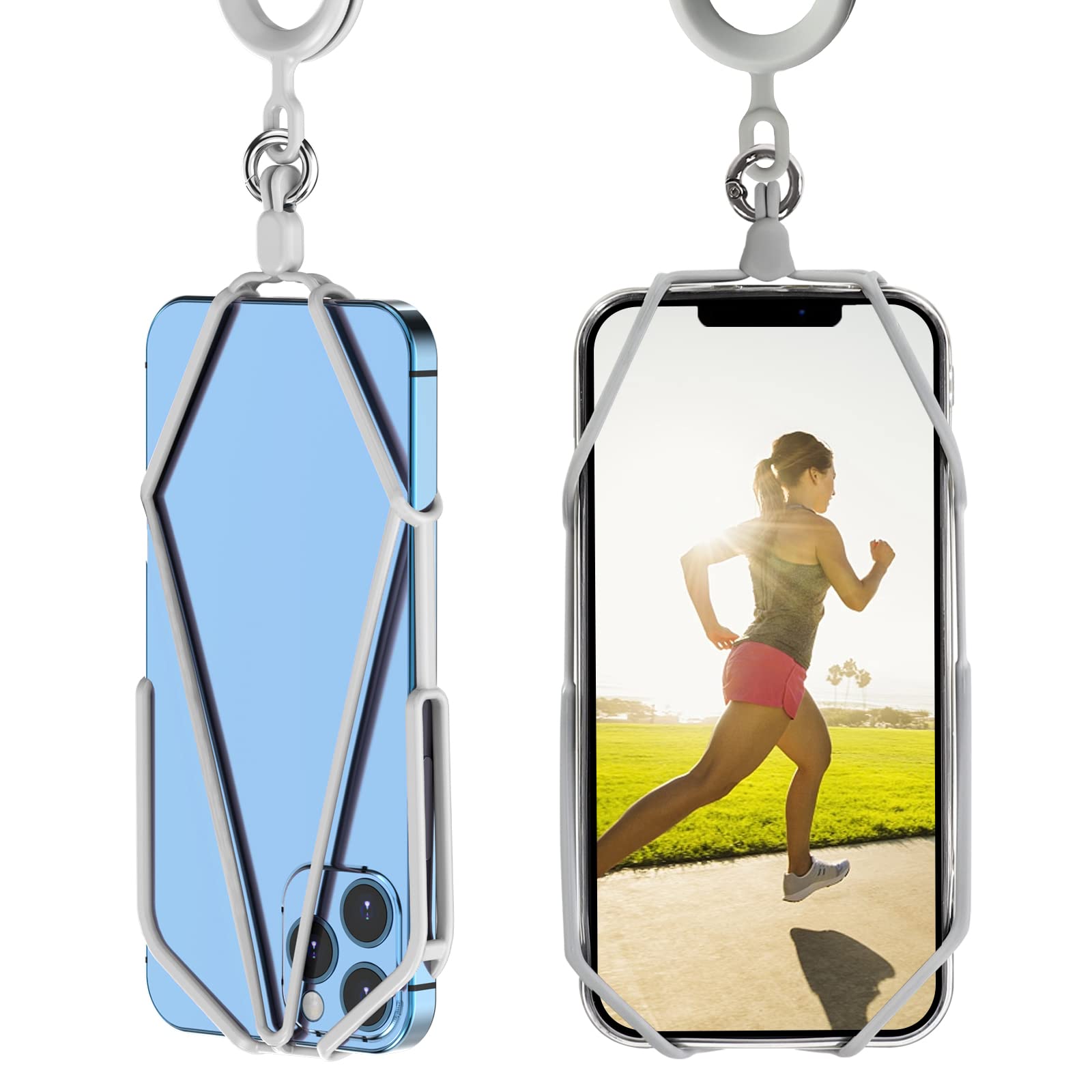 Universal Phone Lanyard for Smartphones - Adjustable Neck Strap Compatible with iPhone, Samsung & Most Devices - Perfect for Work, Travel, Gym & Outdoor Activities